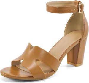 Heels for Fashion Women Wedding: Comfortable Womens Heeled Sandals for Party - Dressy Prom Ladies Buckle Shoes