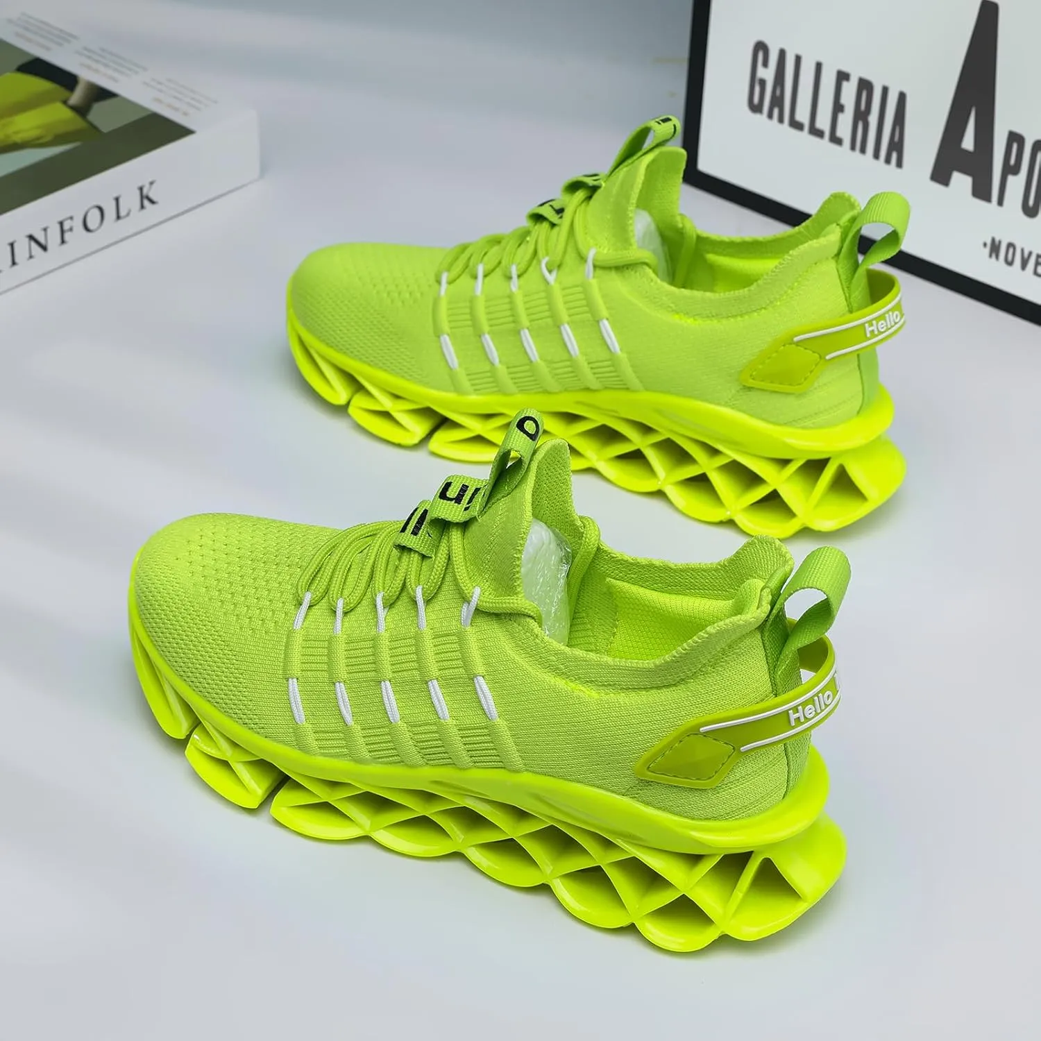 Hello MrLin Womens Shoes Lightweight Sneakers for Women Breathable Walking Shoes Women Fashion Casual Slip On Tennis Running Shoes Non Slip