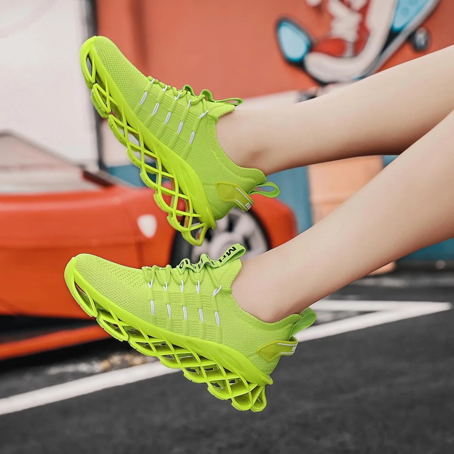 Hello MrLin Womens Shoes Lightweight Sneakers for Women Breathable Walking Shoes Women Fashion Casual Slip On Tennis Running Shoes Non Slip