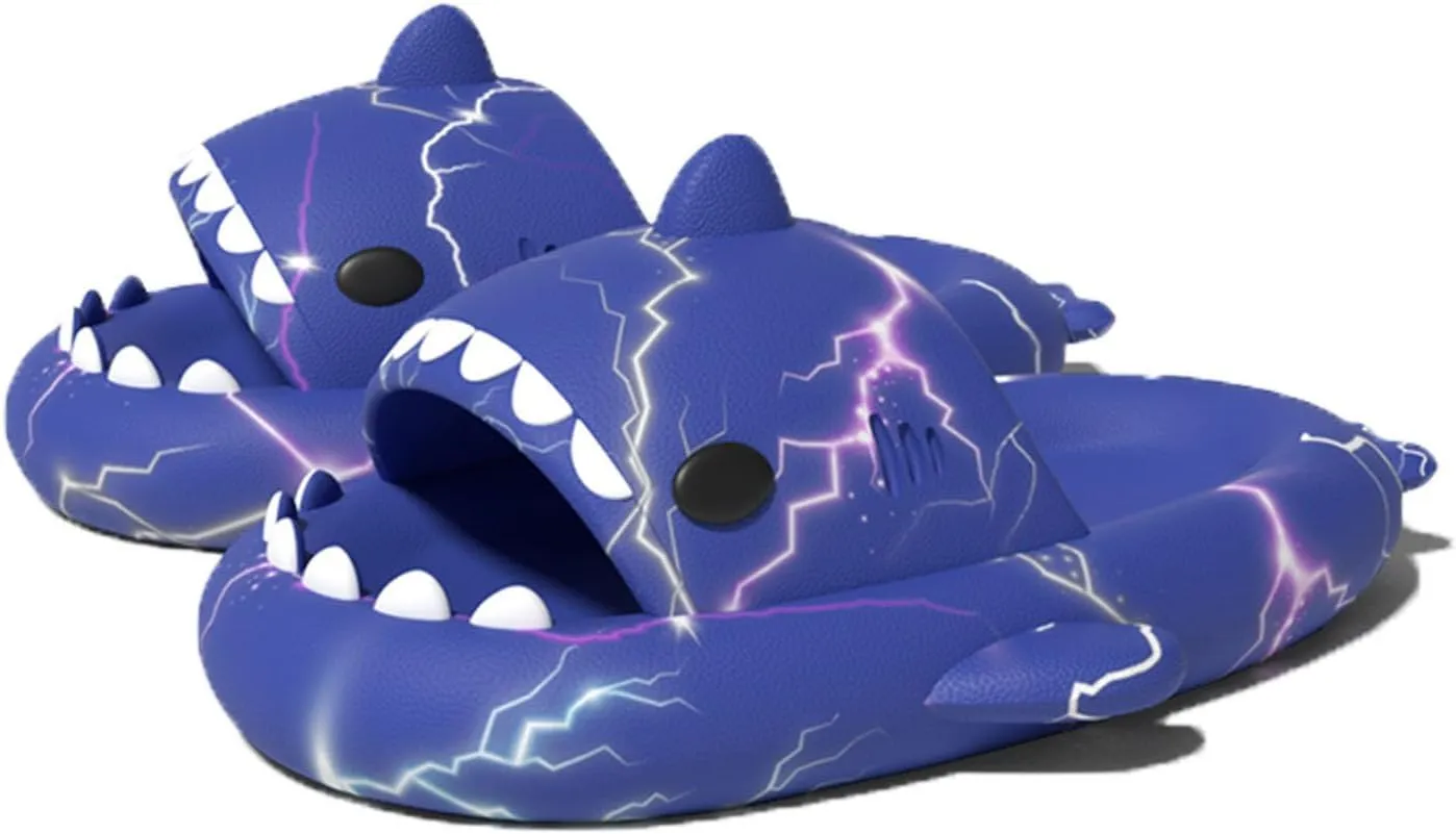 Hrtesus Sharklas, Aldult Sharklas Originales, Sharky Chanclas, Shark Slides for Women and Men