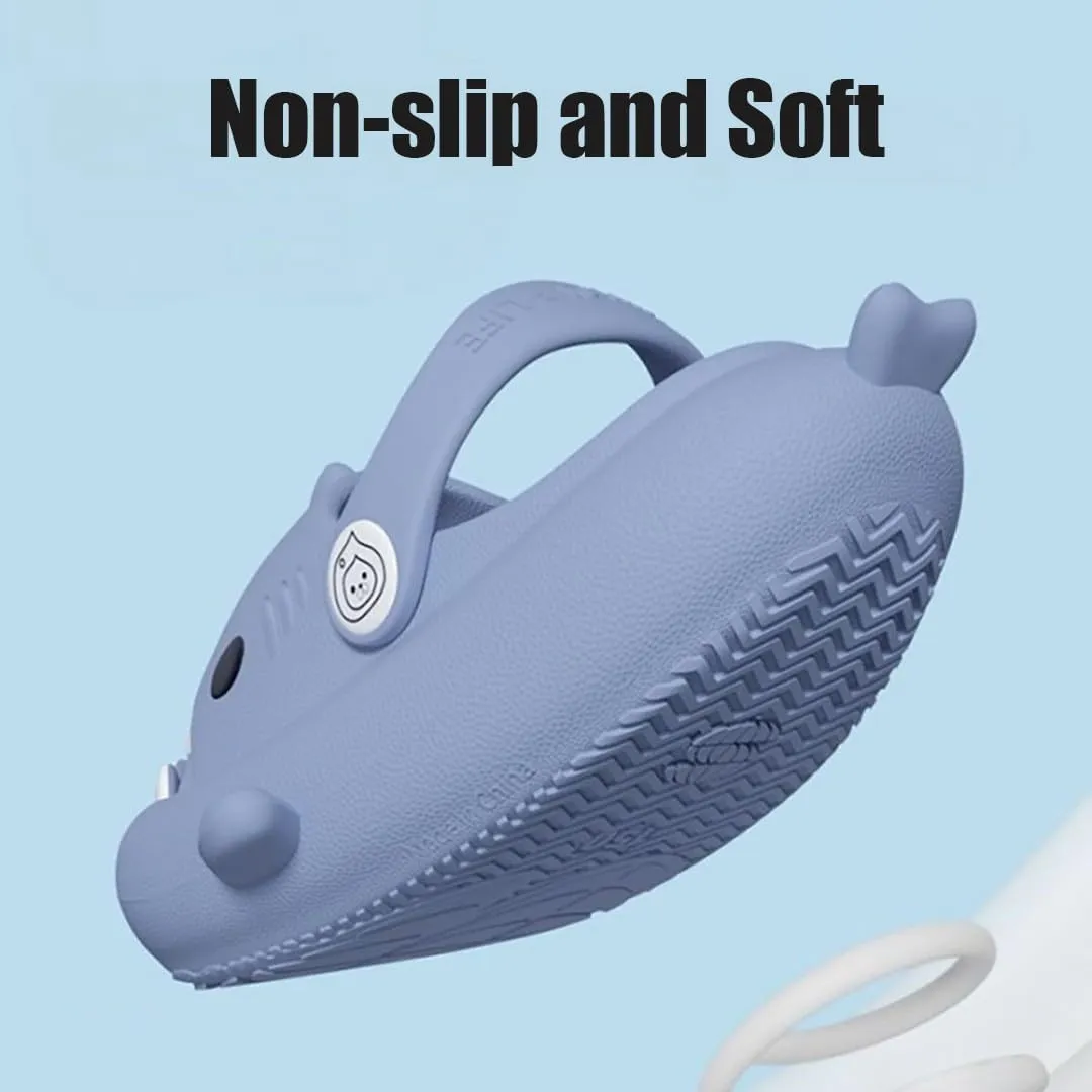 Hrtesus Sharklas Originales Kids, Shark Slides Kids, Chanclas de Tiburon, Sharky Chanclas with Adjustable Straps