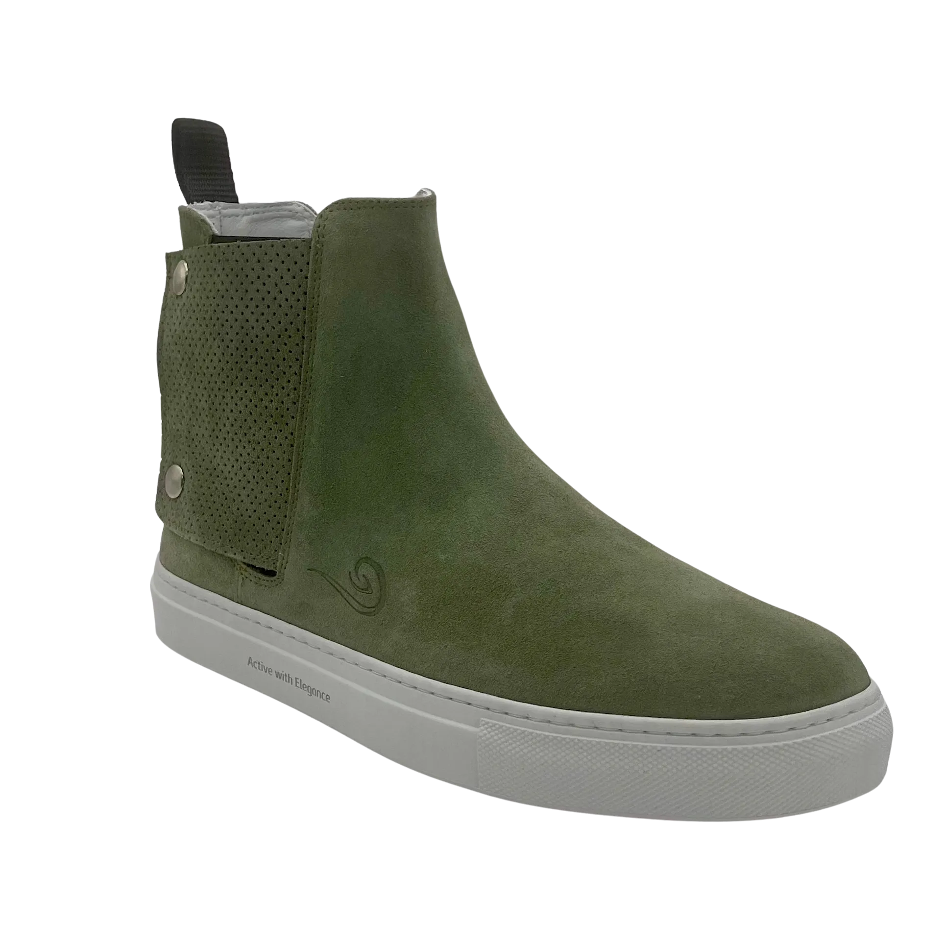 IRUNIK | MEN'S THE SECRET CHELSEA SNEAKER-BOOTS WITH POCKET | GREEN