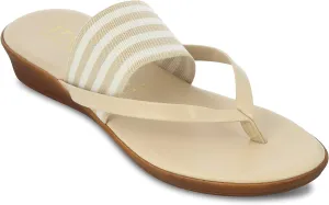 ITALIAN Shoemakers Womens Regatta Wedge Sandals 10 White