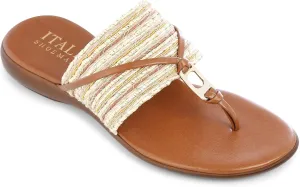 Italian Shoemkaer Womens Callisto Sandals 7 Ntrf Natur