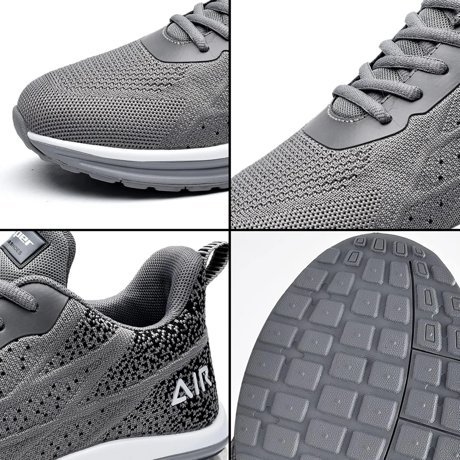 JARLIF Men's Lightweight Athletic Running Shoes Breathable Sport Air Fitness Gym Jogging Sneakers (Size 6.5-12.5)