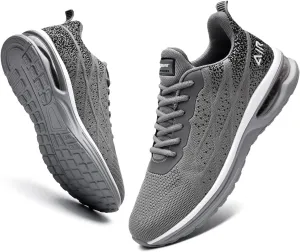 JARLIF Men's Lightweight Athletic Running Shoes Breathable Sport Air Fitness Gym Jogging Sneakers (Size 6.5-12.5)