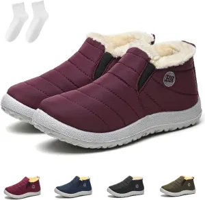 kuker Indicativey Snow Boots, Womens Winter Waterproof Thermal Boots, Indicativey Boots Outdoor Waterproof Snow Anti-Slip