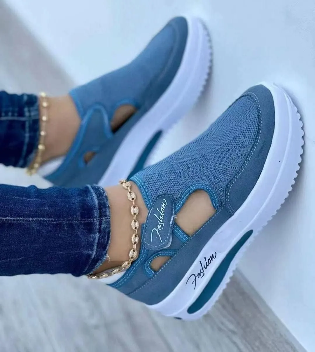 Ladmiple Shoes For Women Sneakers Trendy Low Top Slip On Casual Canvas Walking Shoes Dressy Summer Fashion Flats Loafers