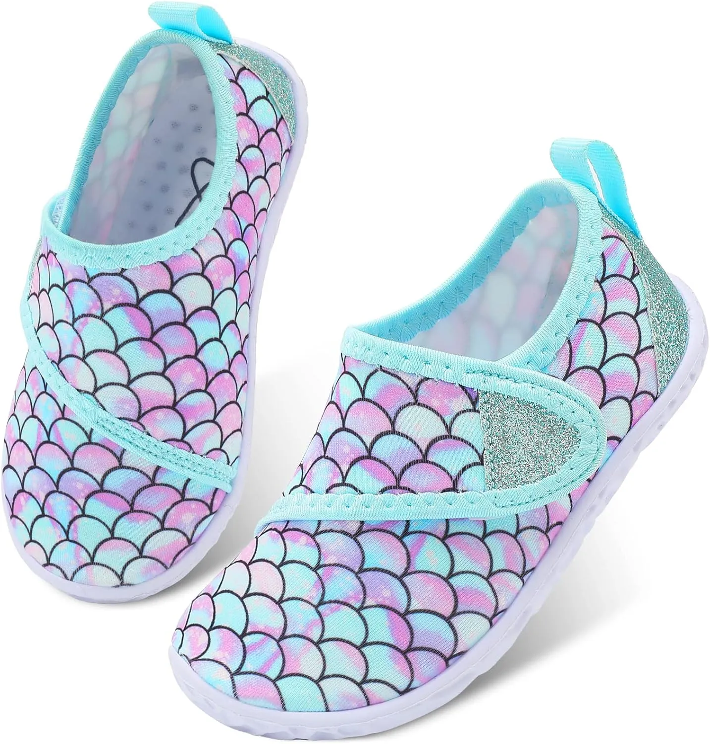 LeIsfIt Toddler Water Shoes Boys Girls Aqua Socks Kids Breathable Swim Shoes Non-Slip Barefoot Beach Shoes