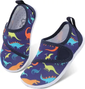 LeIsfIt Toddler Water Shoes Boys Girls Aqua Socks Kids Breathable Swim Shoes Non-Slip Barefoot Beach Shoes