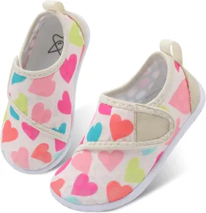 LeIsfIt Toddler Water Shoes Boys Girls Aqua Socks Kids Breathable Swim Shoes Non-Slip Barefoot Beach Shoes