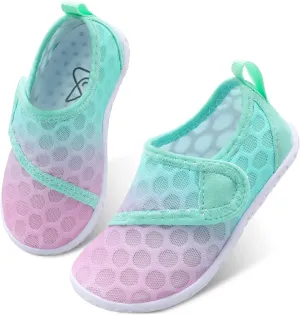 LeIsfIt Toddler Water Shoes Boys Girls Aqua Socks Kids Breathable Swim Shoes Non-Slip Barefoot Beach Shoes