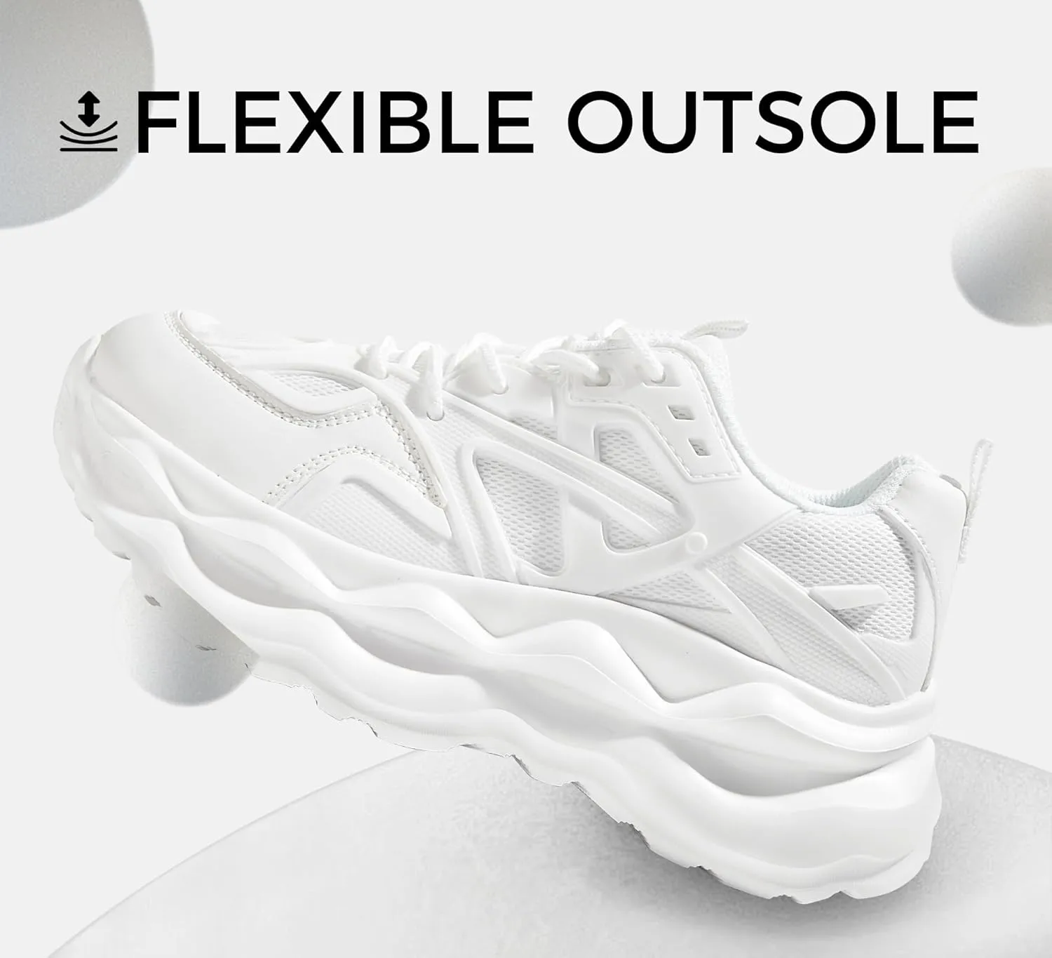 LUCKY STEP Women 's Chunky Sneakers 90s Fashion Thick Dad Rave Sparkly Bling Rhinestone Platform Casual Running Walking Shoes