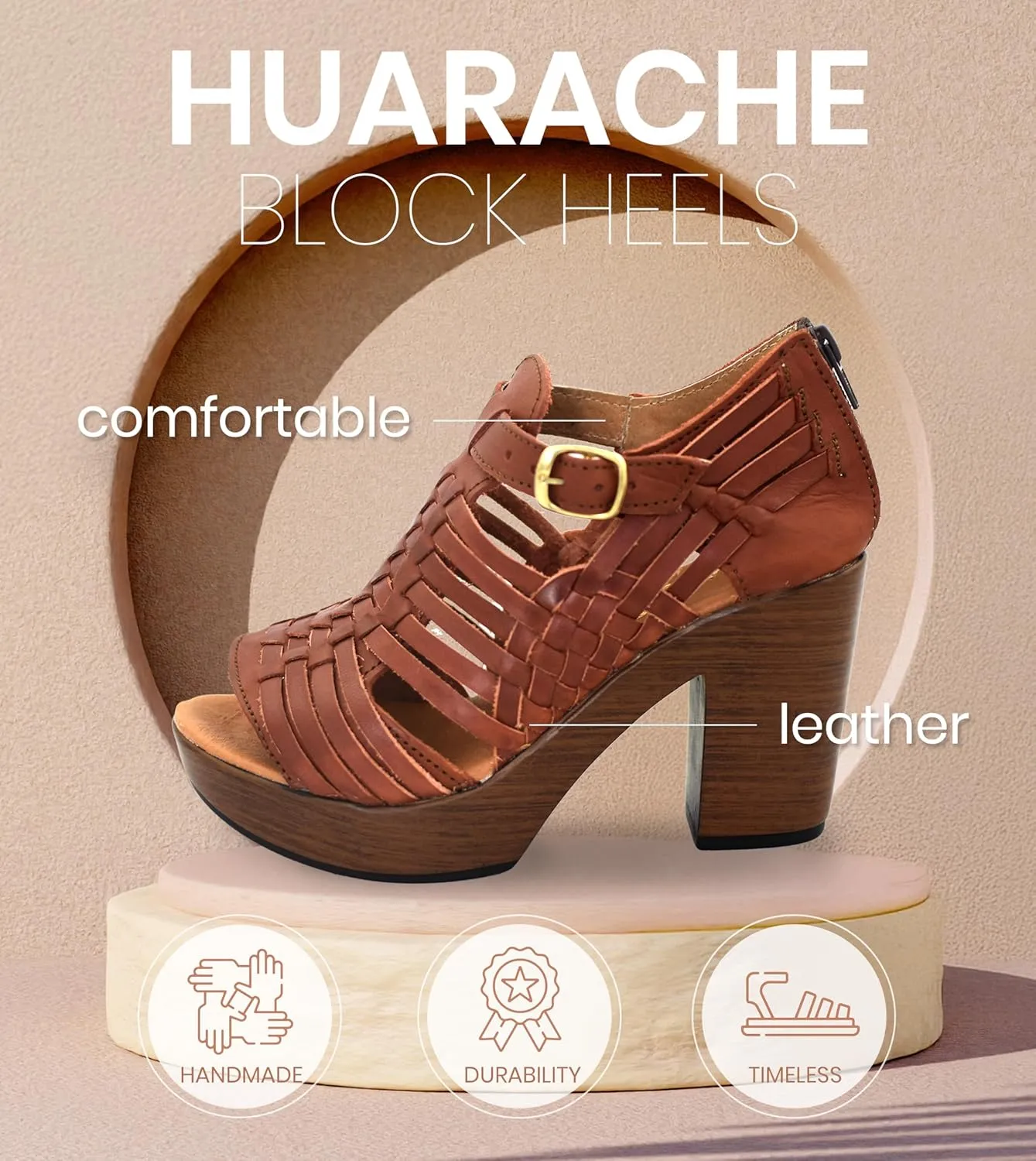 Macarena Collection Womens Shoes Leather Sandals for Women Huarache | Handmade Mexican Sandals Women | Comfortable & Stylish Womens Sandals 351 Multicolors