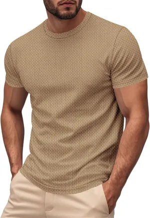 Men's Short Sleeve T-Shirts Summer Ice Silk Sport Fitness T Shirts Drying Breathable Tees Athletic Workout Sweat Shirt