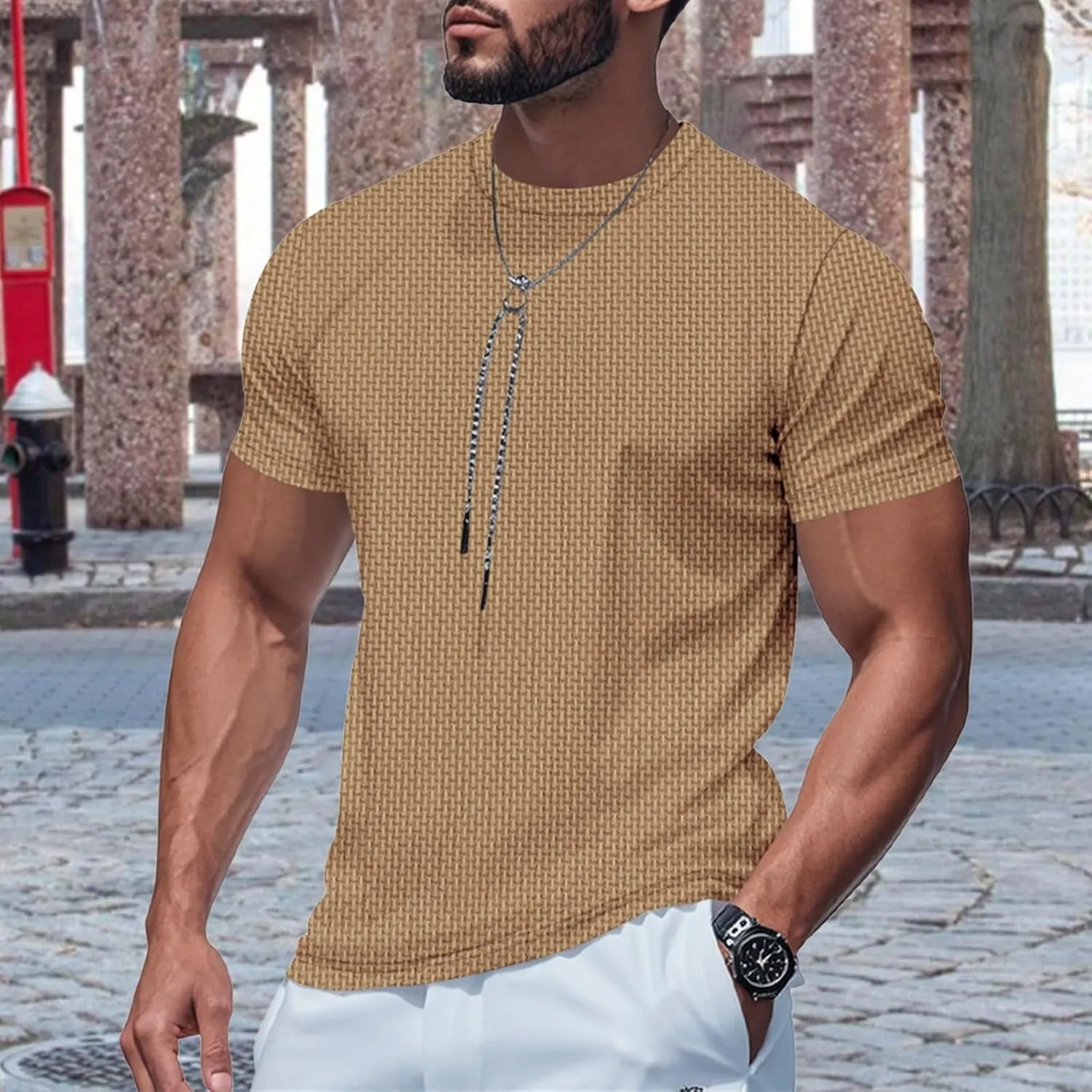 Men's Short Sleeve T-Shirts Summer Ice Silk Sport Fitness T Shirts Drying Breathable Tees Athletic Workout Sweat Shirt