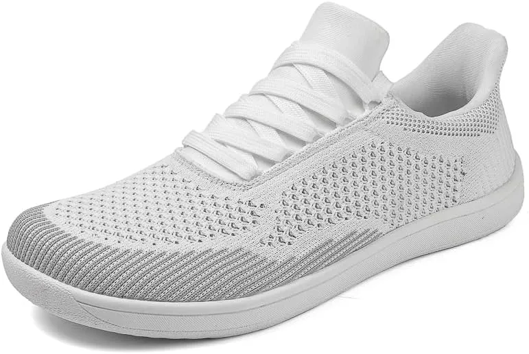 Men's Wide Toe Casual Mesh Sneakers, Barefoot Minimalist Flats, Plus Big Size, Breathable