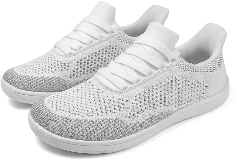 Men's Wide Toe Casual Mesh Sneakers, Barefoot Minimalist Flats, Plus Big Size, Breathable