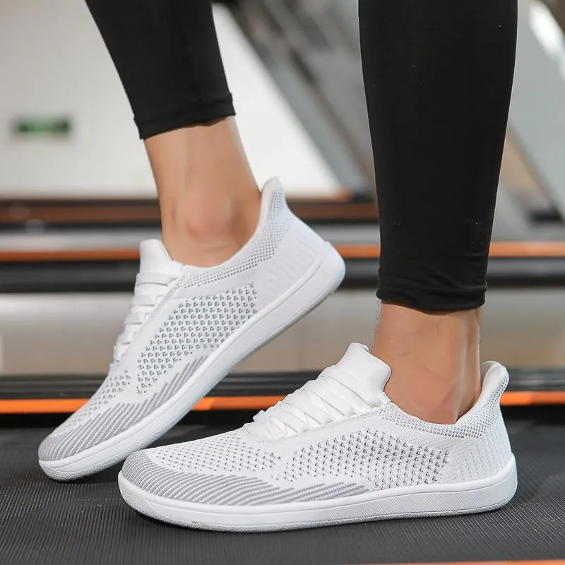 Men's Wide Toe Casual Mesh Sneakers, Barefoot Minimalist Flats, Plus Big Size, Breathable