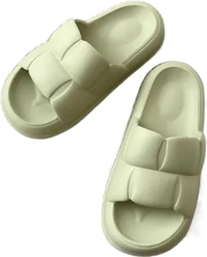 MOLERFO Pillow Slides for Women and Men | Shower Slippers Bathroom Sandals | Extremely Comfy | Cushioned Thick Sole