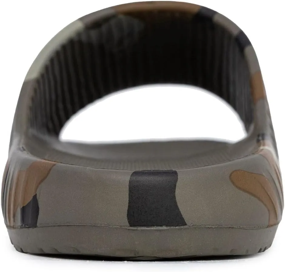 Nautica Men's Cushioned Slip-On Shower Slides – Lightweight EVA Foam Athletic Sandals for Pool, Beach, Gym, and Casual Wear