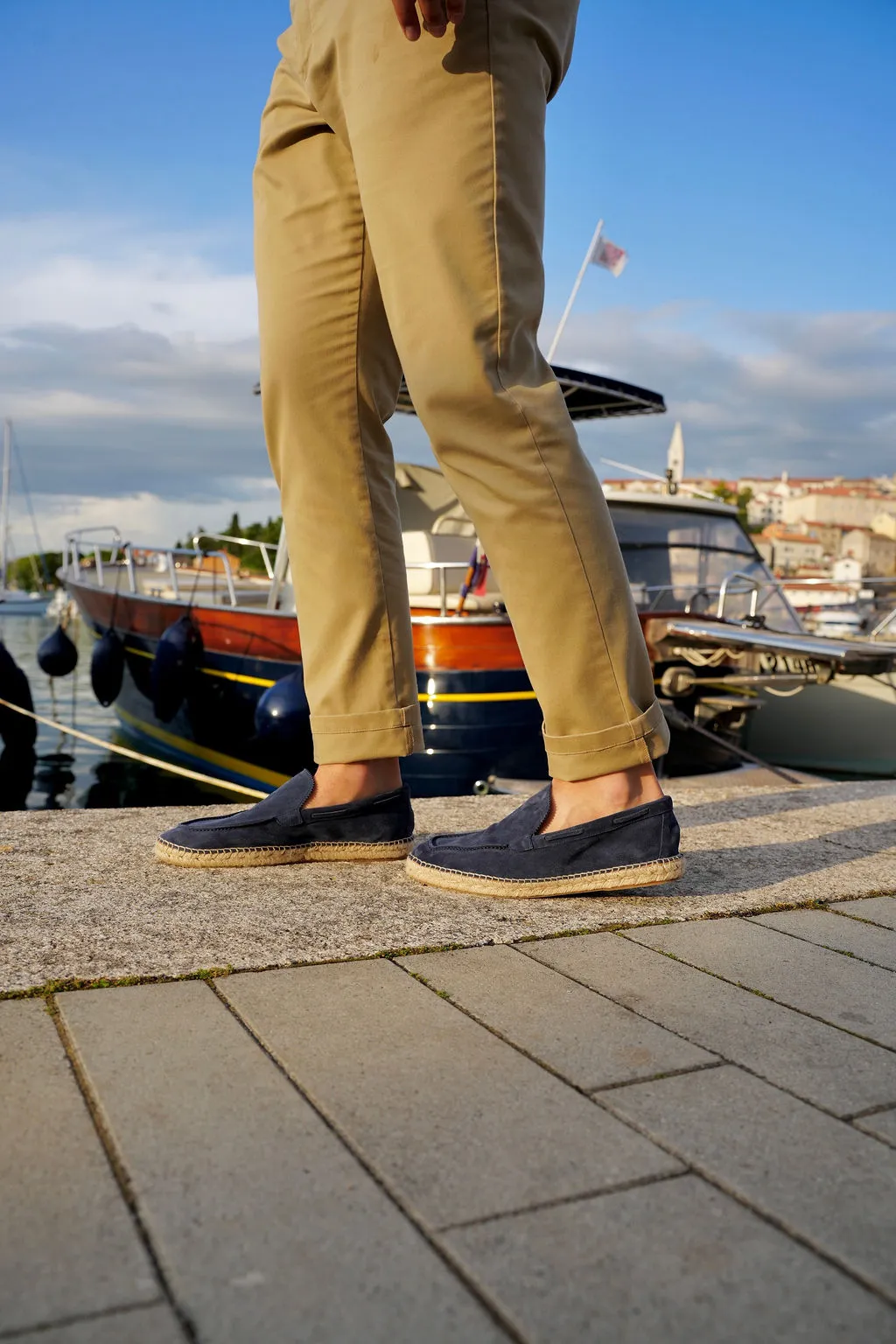 Navy Espadrilles Men