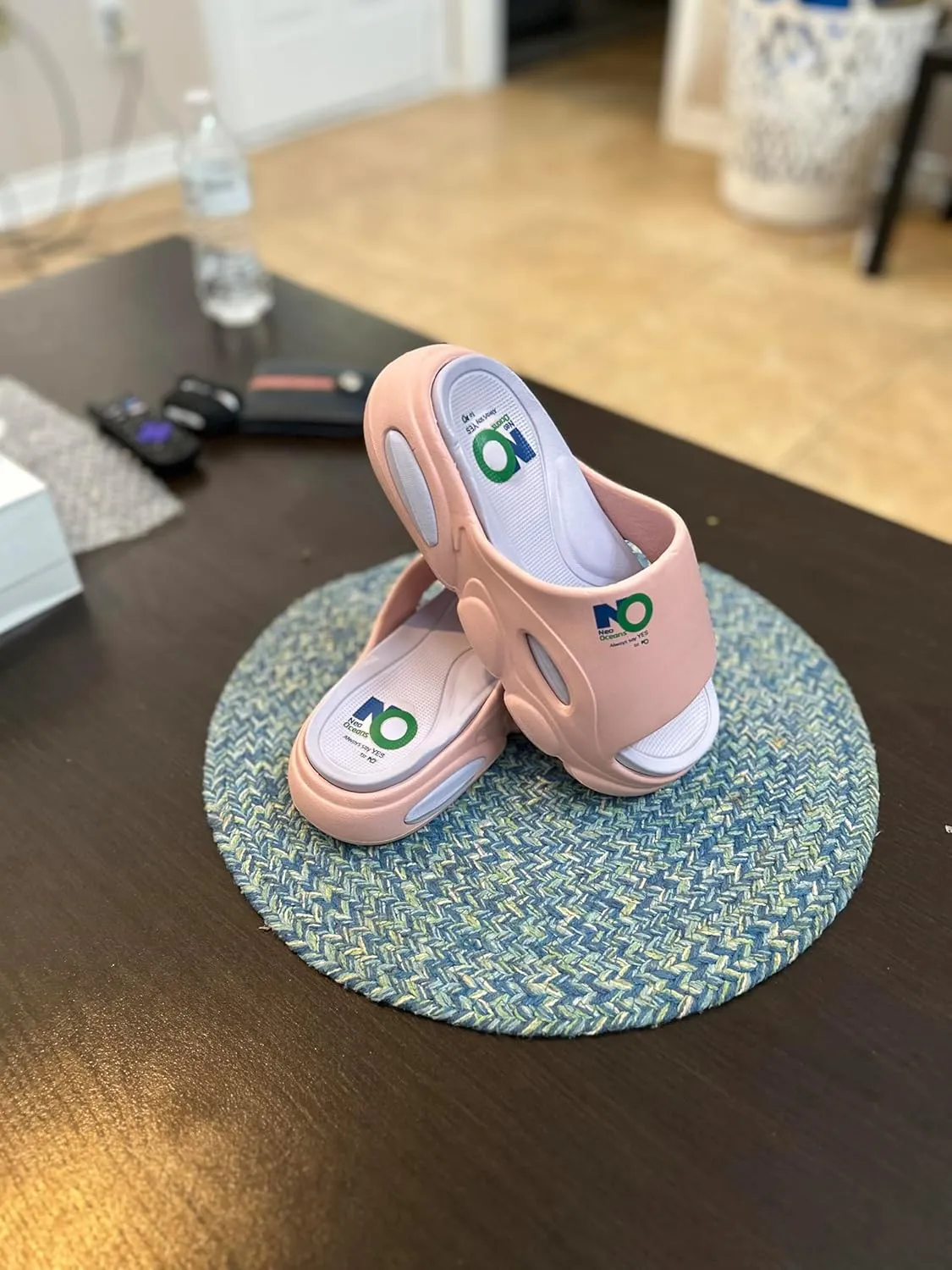 Neo Designer Ergonomic EVA Soft Thick Cushion Recovery Slider Slipper Open Toe With Arch Support for Women