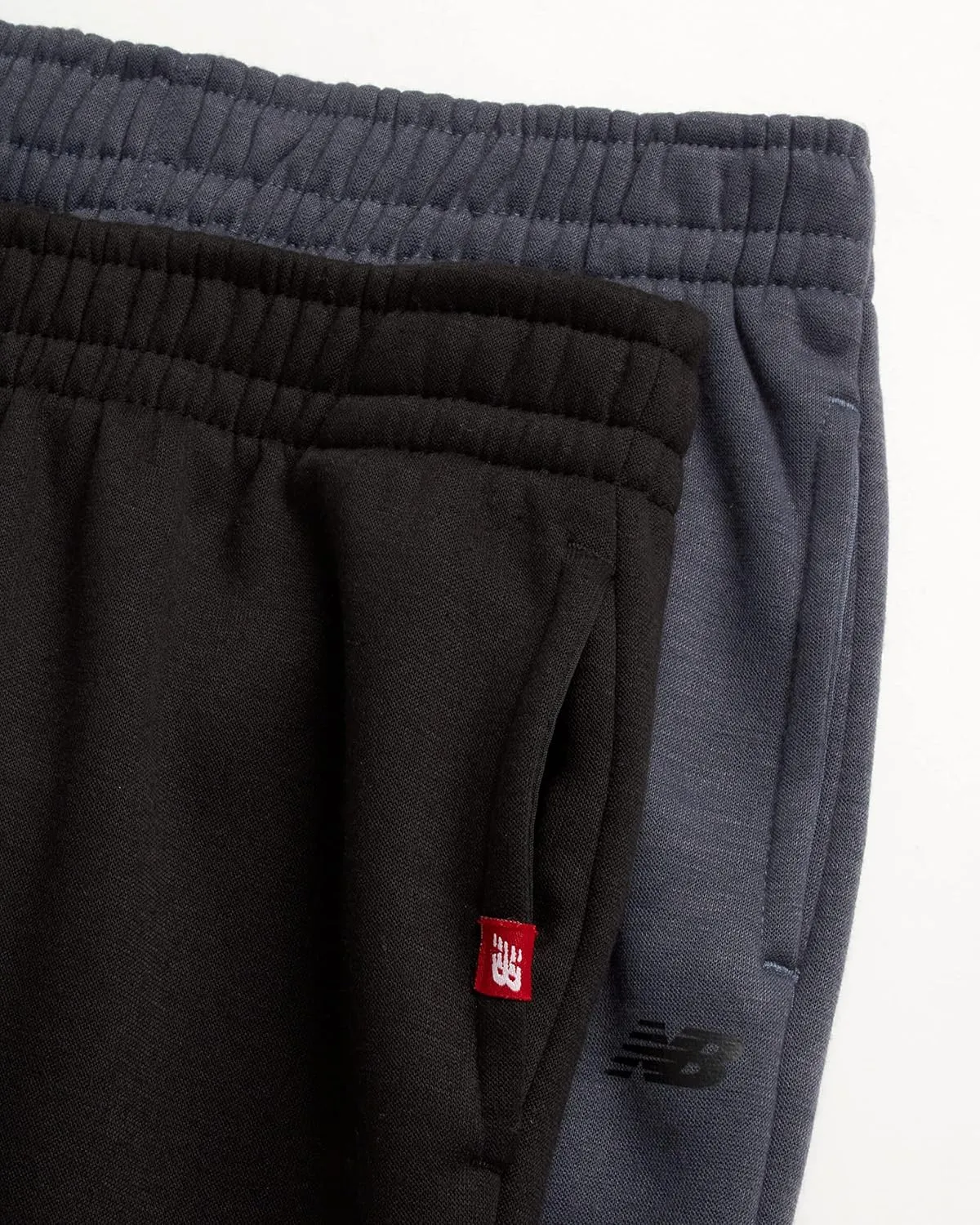 New Balance Boys Sweatpants - 2 Pack Lightweight Fleece Boys Athletic Pants with Pockets and Adjustable Waistband (8-20)