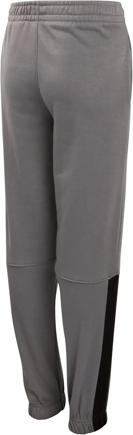 New Balance Boys Sweatpants - 2 Pack Lightweight Fleece Boys Athletic Pants with Pockets and Adjustable Waistband (8-20)