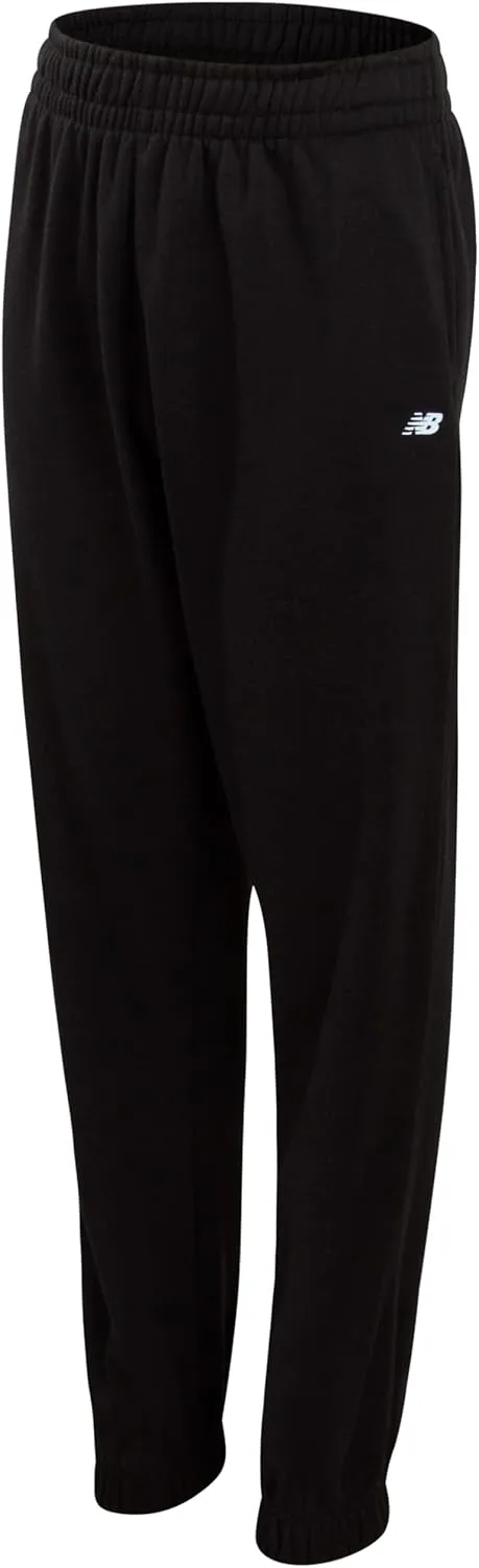 New Balance Boys Sweatpants - 2 Pack Lightweight Fleece Boys Athletic Pants with Pockets and Adjustable Waistband (8-20)