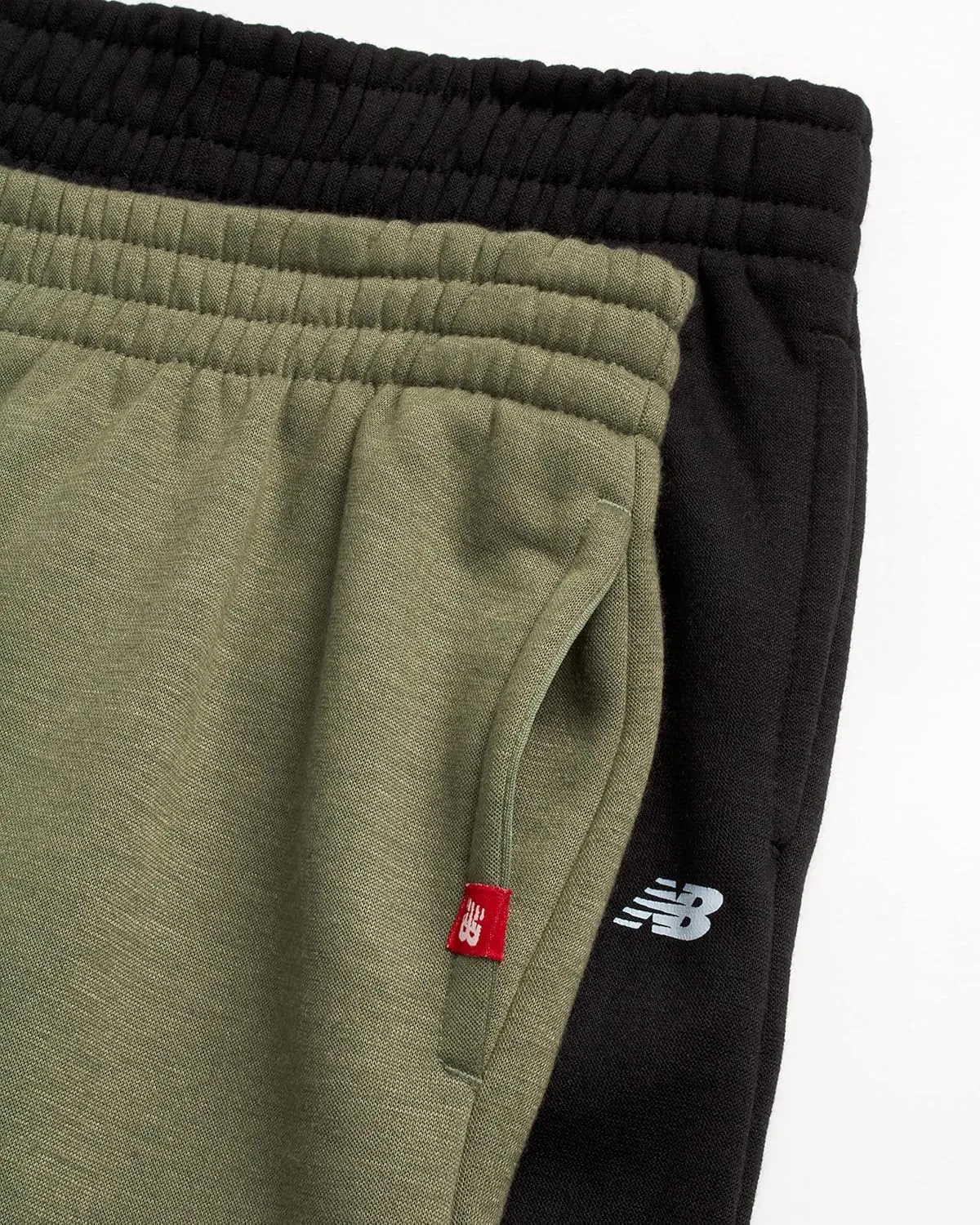 New Balance Boys Sweatpants - 2 Pack Lightweight Fleece Boys Athletic Pants with Pockets and Adjustable Waistband (8-20)