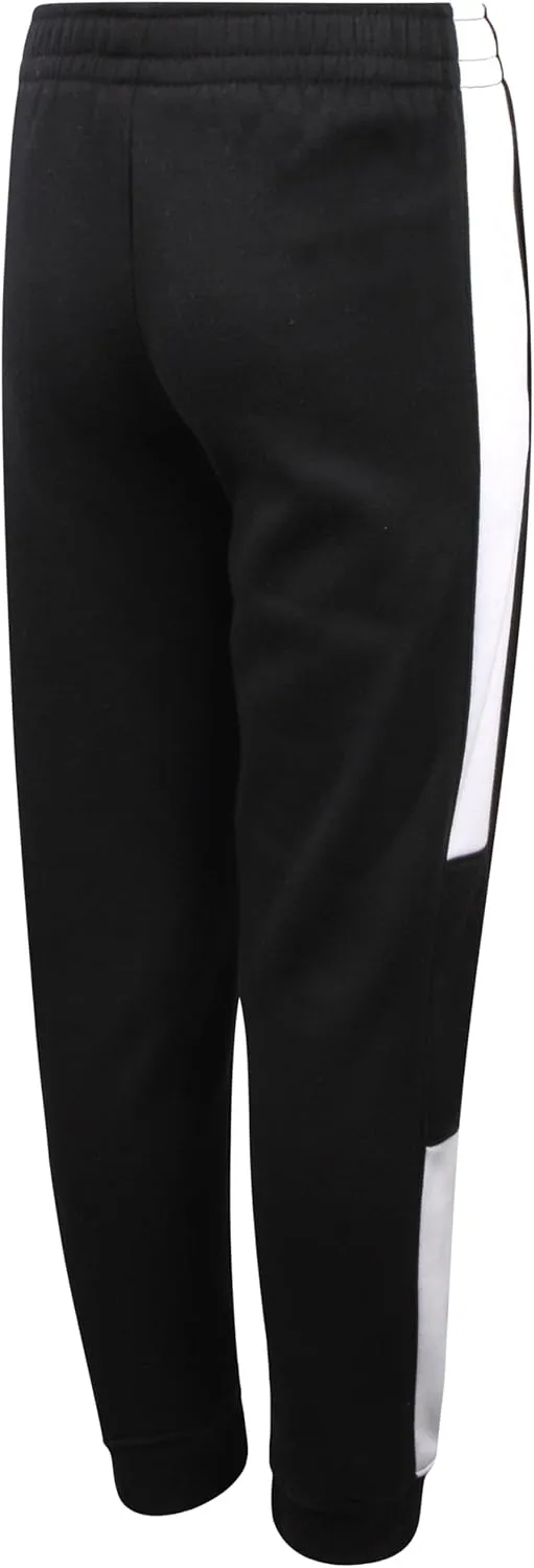 New Balance Boys Sweatpants - 2 Pack Lightweight Fleece Boys Athletic Pants with Pockets and Adjustable Waistband (8-20)