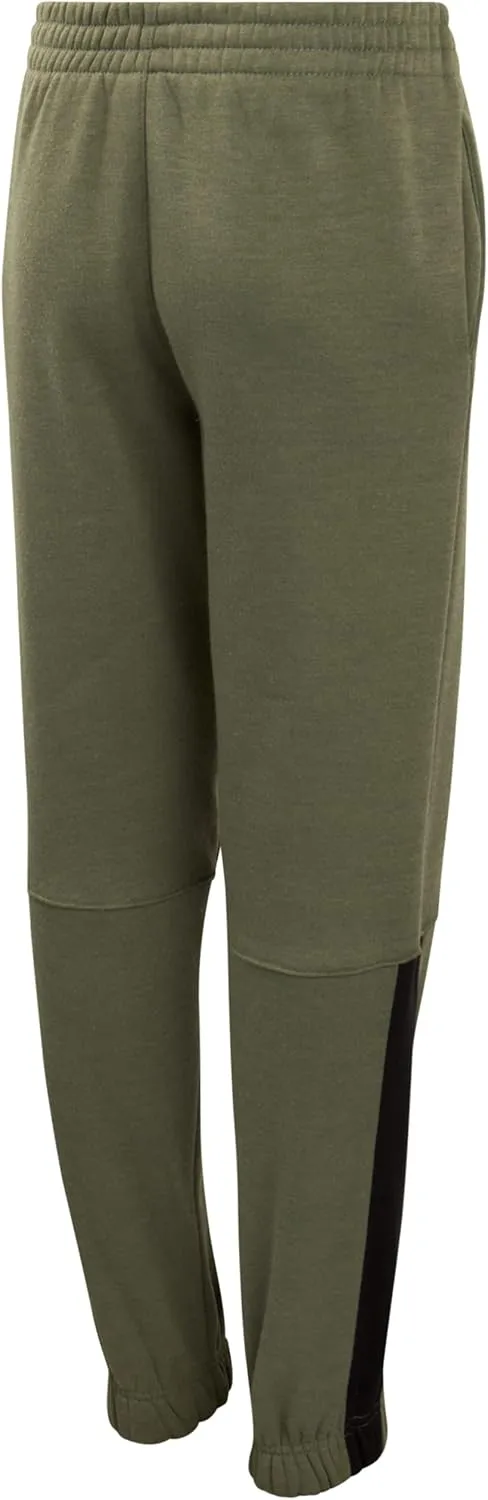New Balance Boys Sweatpants - 2 Pack Lightweight Fleece Boys Athletic Pants with Pockets and Adjustable Waistband (8-20)