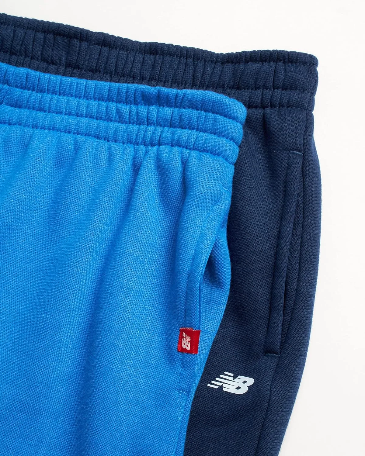New Balance Boys Sweatpants - 2 Pack Lightweight Fleece Boys Athletic Pants with Pockets and Adjustable Waistband (8-20)