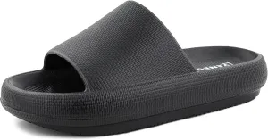Nube Pillow Slippers For Women and Men House Shoes, Shower Slide, Cloud Slippers, Bathroom Shoes Cushioned Thick Sole Beach Sandals, Lightweight Non-Slip Sandals