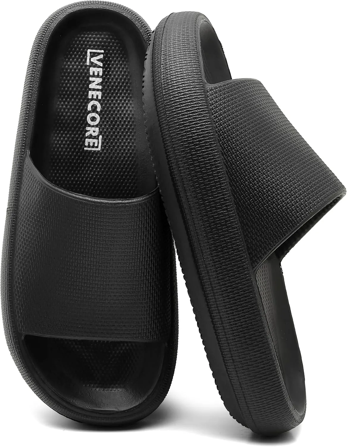 Nube Pillow Slippers For Women and Men House Shoes, Shower Slide, Cloud Slippers, Bathroom Shoes Cushioned Thick Sole Beach Sandals, Lightweight Non-Slip Sandals
