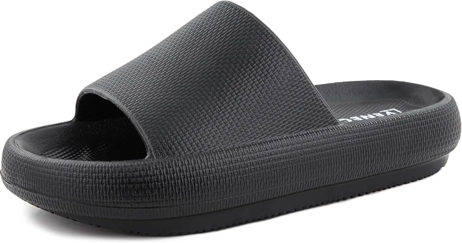 Nube Pillow Slippers For Women and Men House Shoes, Shower Slide, Cloud Slippers, Bathroom Shoes Cushioned Thick Sole Beach Sandals, Lightweight Non-Slip Sandals