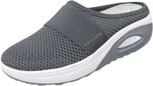 Orthopedic Shoes for Women Slip Ons Walking Shoes Sock Sneakers Slip-On Breathable Mesh Trainers Women's Comfortable Casual Ladies Athletic Shoes Running Jogging Shoes