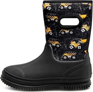 Outee Toddler Kids Warm Waterproof Neoprene Rain Boots