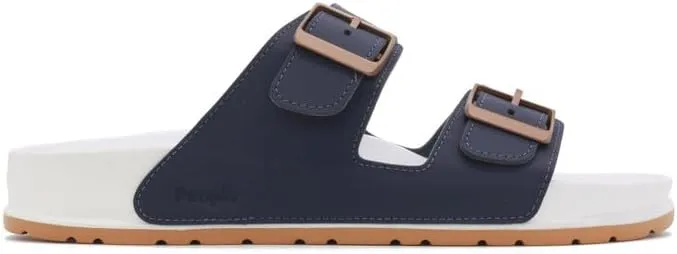 People Footwear Rubber Sandals for Women and Men, EVA Sandals, Double Buckle Slides with Two-band Slides - Perfect Summer Shoes for Comfort and Style