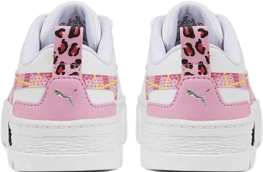 PUMA Girls' Mayze 90s Prep Logo Platform Sneakers (Little Kid-big Kid)