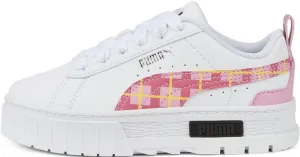 PUMA Girls' Mayze 90s Prep Logo Platform Sneakers (Little Kid-big Kid)