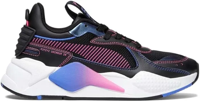 PUMA Kids Girls Rs-X Cosmic Girl Lace Up Sneakers Shoes Casual - Black - Size 7 M, 39549601