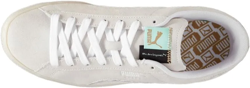 Puma Mens Suede Wal Mas Camp Lace Up Sneakers Shoes Casual - White