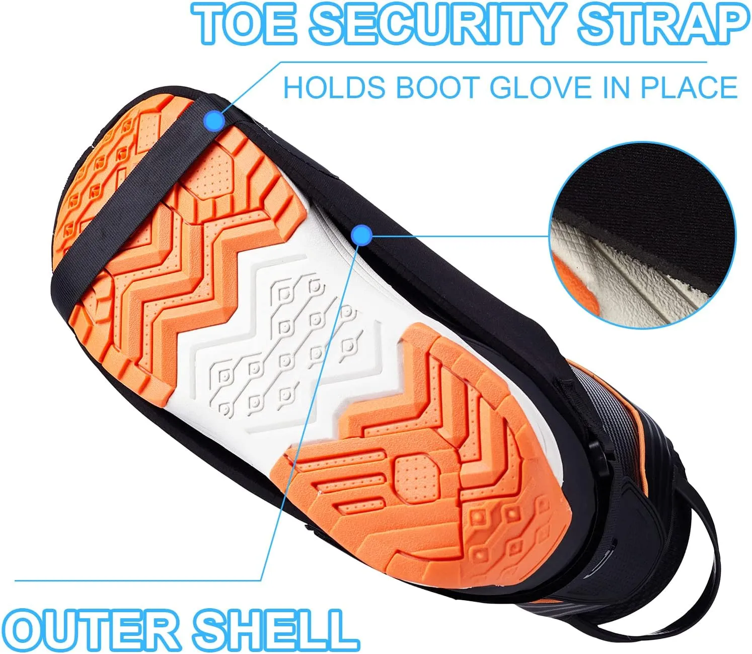 Qchengsan Boot Covers,Ski Boot Cover,Ski Boots Covers Shoe Covers for Snow,Keep Foot Warmers & Heater,Gifts for Skiers,Winter Sport Accessory,Ski Gifts,Skiing Accessories