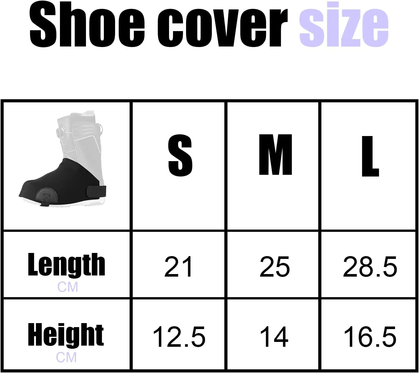 Qchengsan Boot Covers,Ski Boot Cover,Ski Boots Covers Shoe Covers for Snow,Keep Foot Warmers & Heater,Gifts for Skiers,Winter Sport Accessory,Ski Gifts,Skiing Accessories