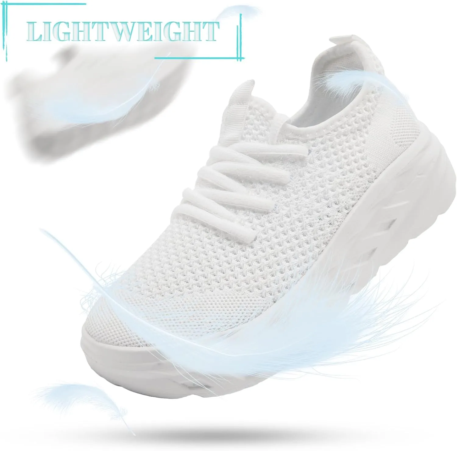 QIJGS Platform Sneakers for Women Fashion Casual Shoes Lightweight Wide mesh Sheos