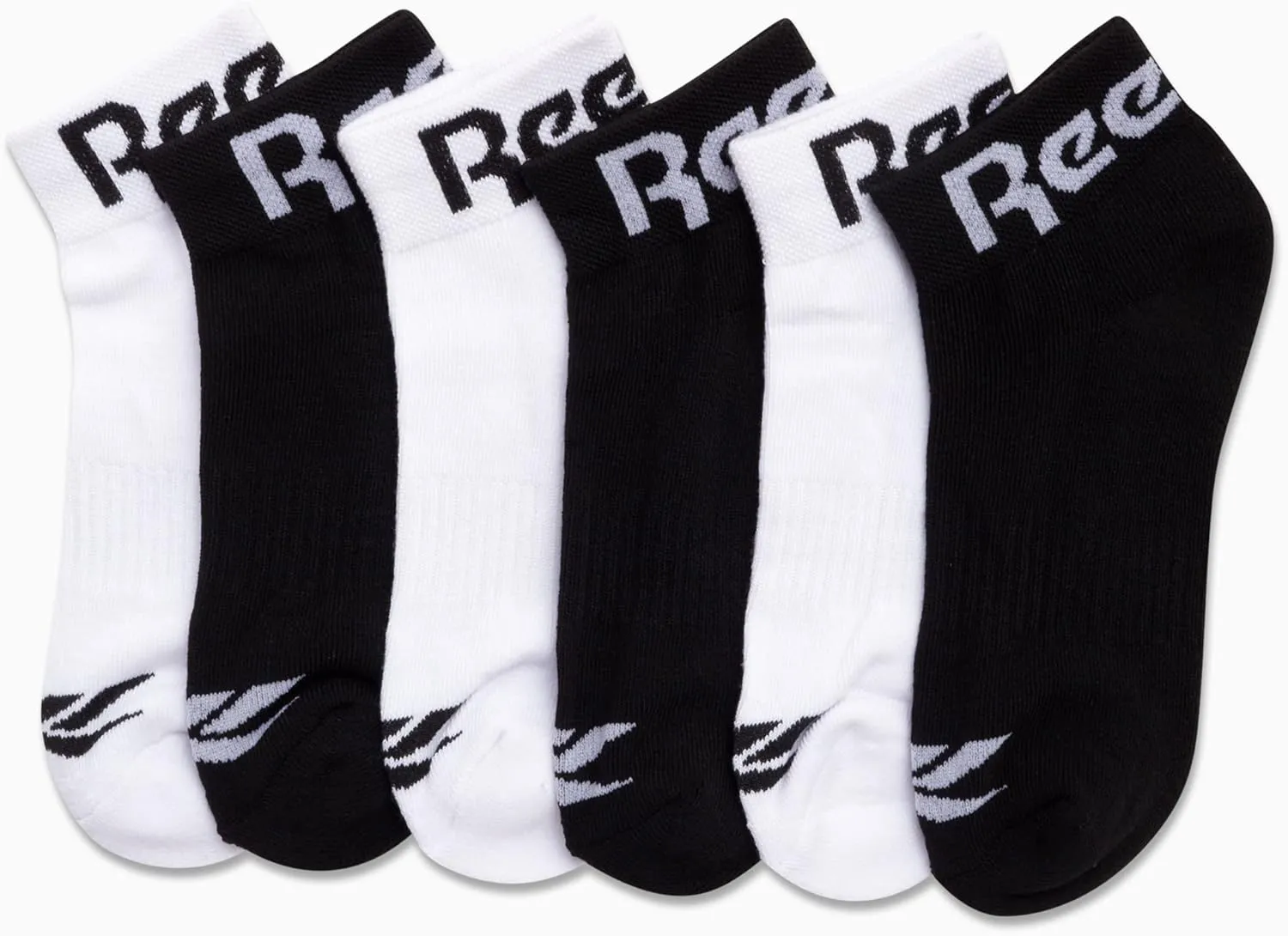 Reebok Womens Socks - 6 Pack Quarter Cut Moisture Wicking Stretch Performance Cushioned Socks for Women (Sizes: 4-10)
