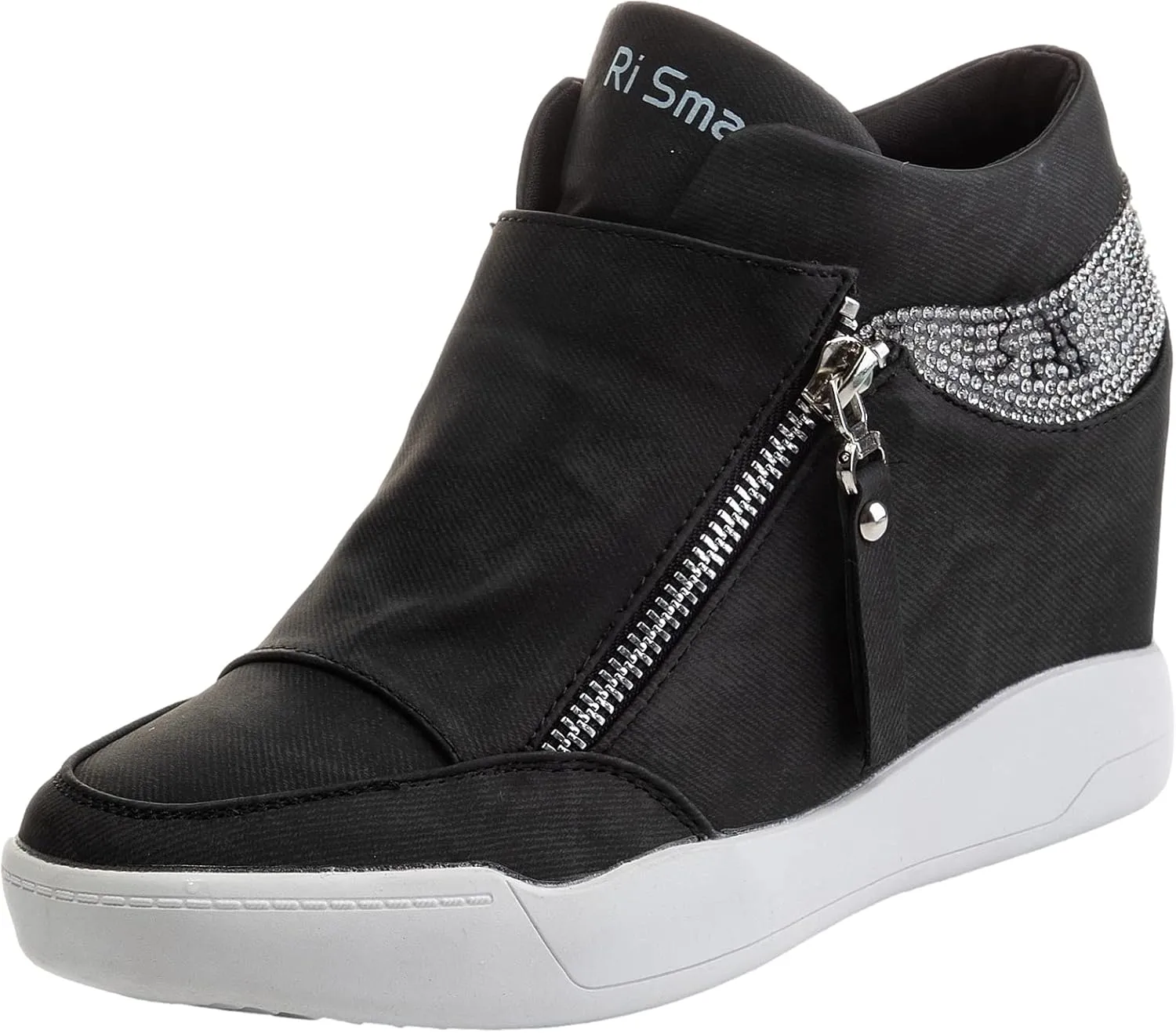 rismart Women's Wedge Platform Bootie Fashion Sneakers