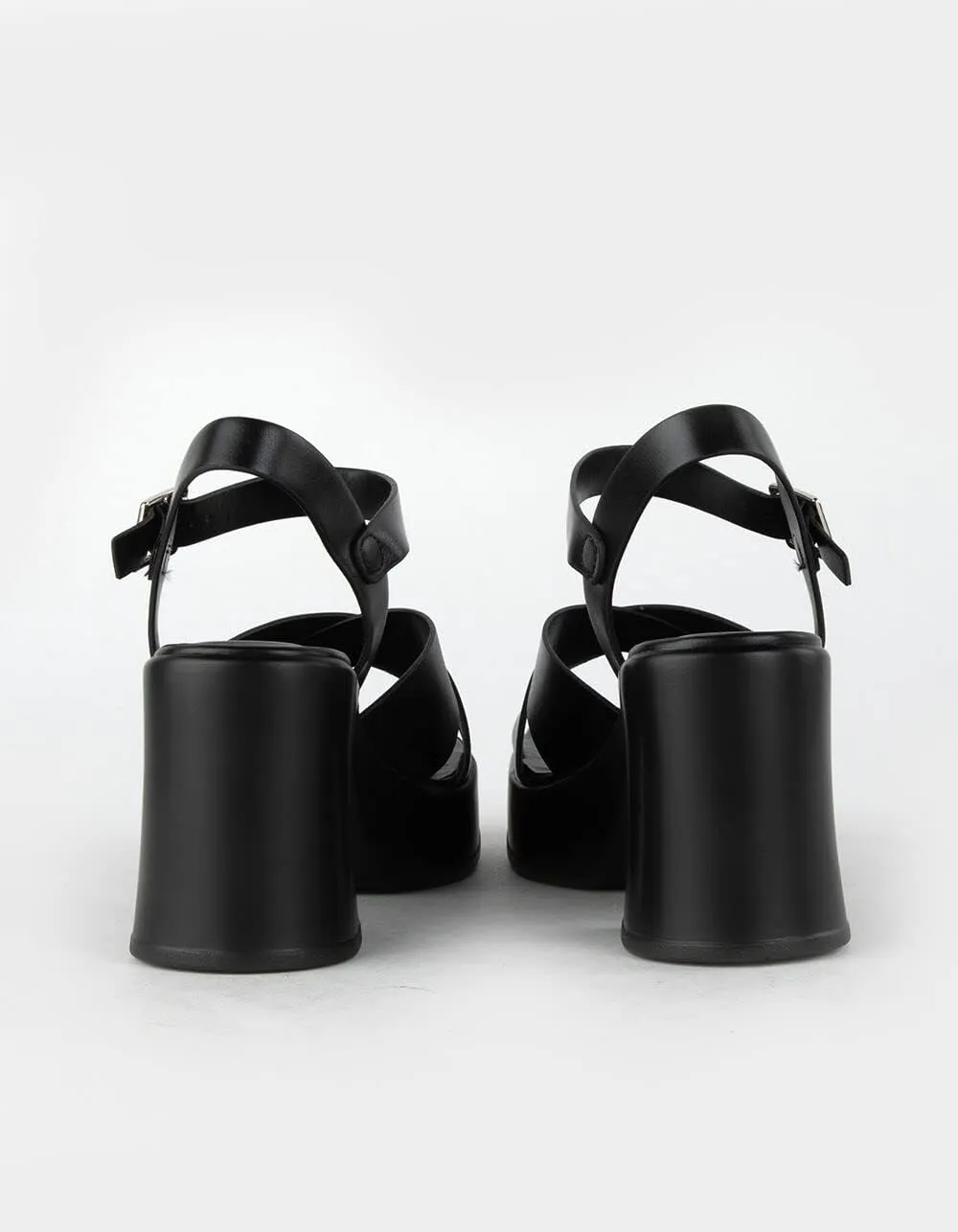 Soda Touch ~ Womens Square Toe Crisscross Band Platform Notch Wedge Heel Sandals
